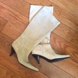 Enzo Angiolini suede high boots.
